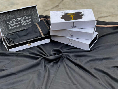 Junaid Jamshed Inspired Premium Wool Gents Black Shawl