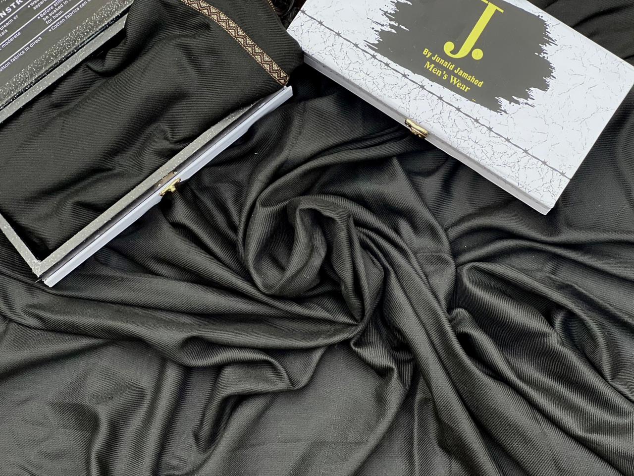 Junaid Jamshed Inspired Premium Wool Gents Black Shawl